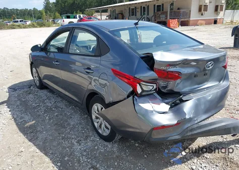 2020 Hyundai Accent Se from USA, damaged, VIN 3KPC24A6XLE106159